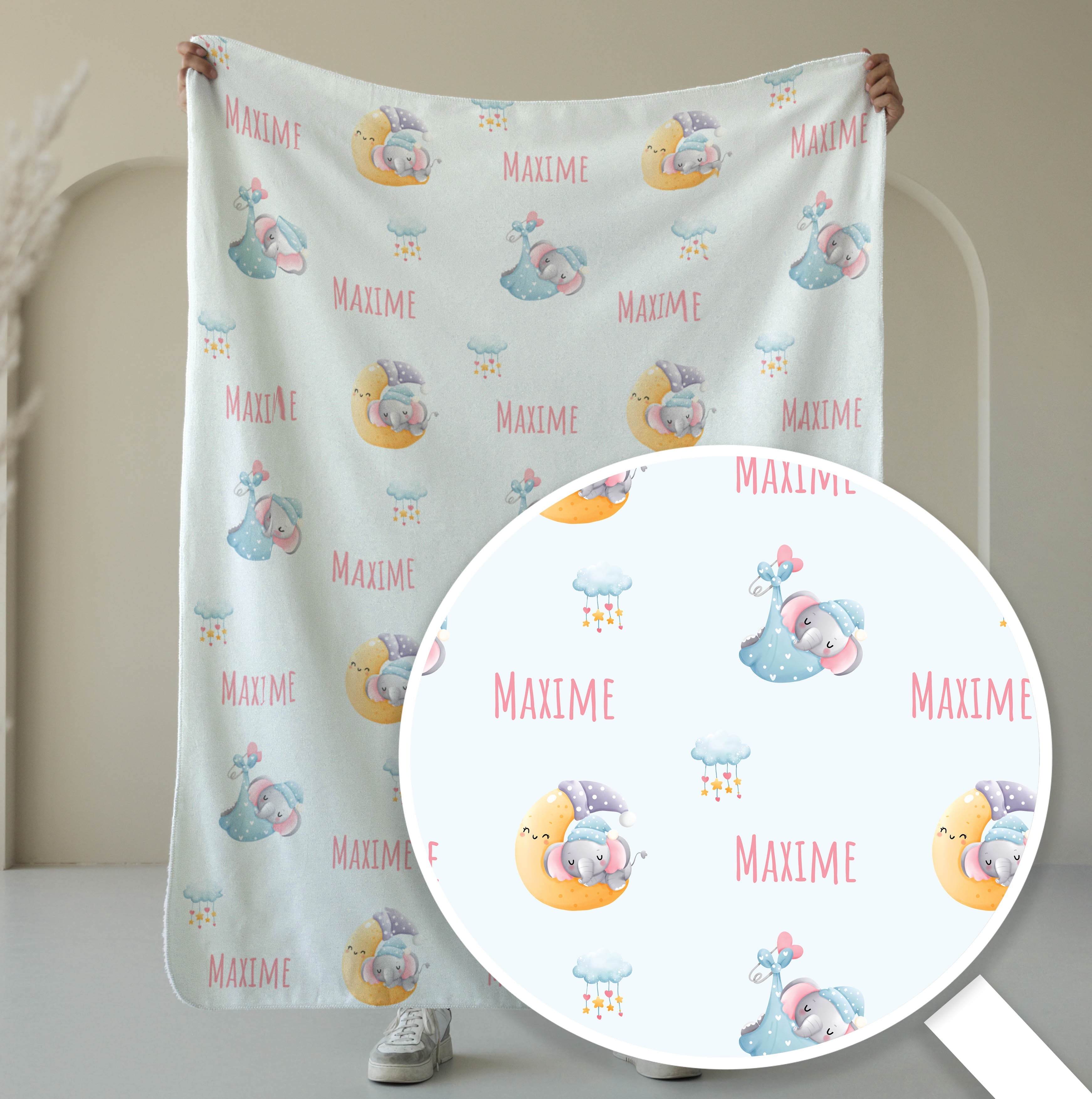 Elefant Jungen Kinderdecke