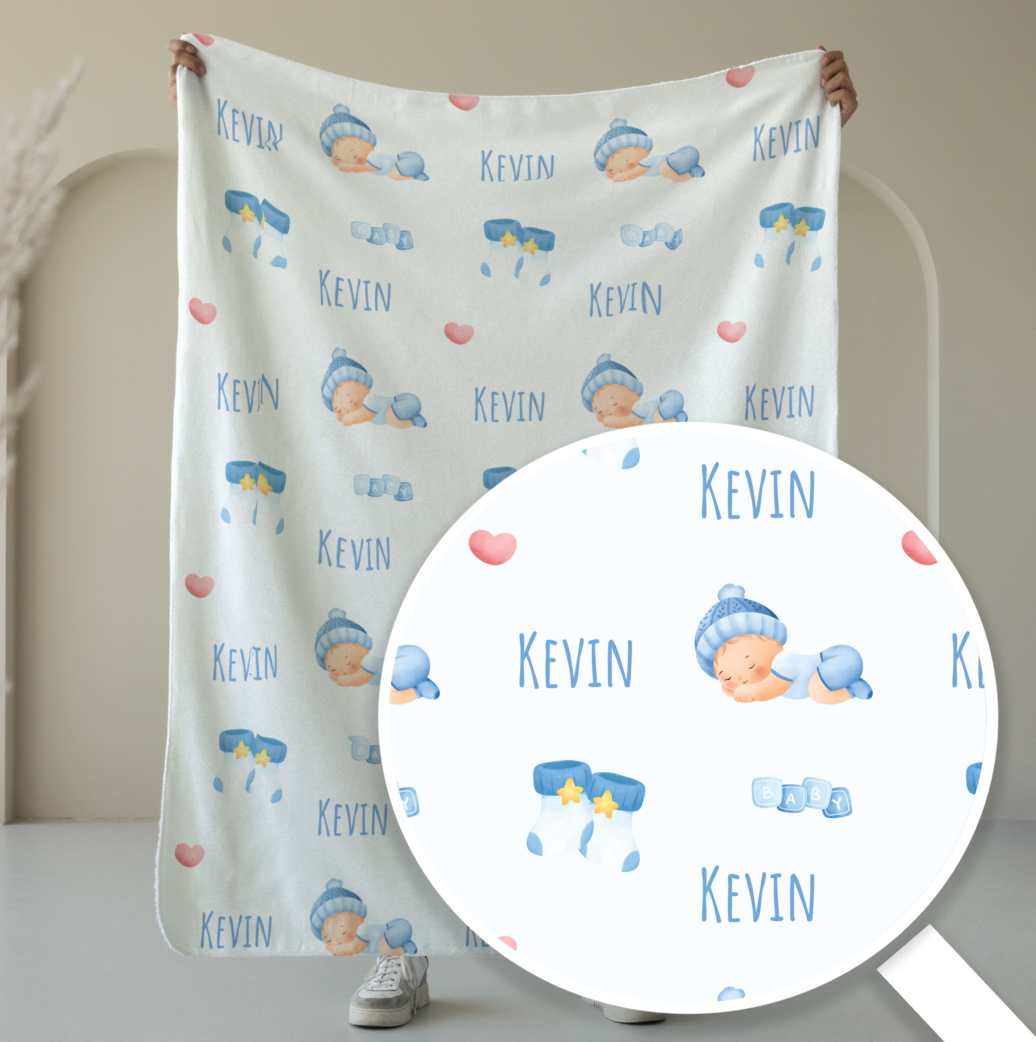 Baby Jungen Kinderdecke