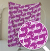Decke mit Namen Dunkelviolett